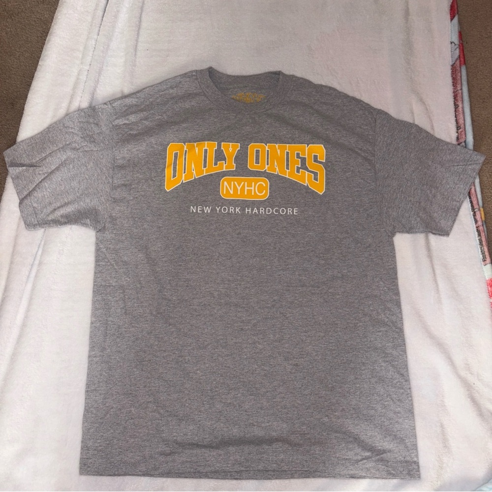 Only Ones Shirt Mens XL Gray NYHC New York Hardcore Band Mind Is Everything